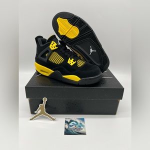 NEW Jordan 4 Retro Thunder (2023) (GS) *408452-017* Grade School Size 5Y/6.5W